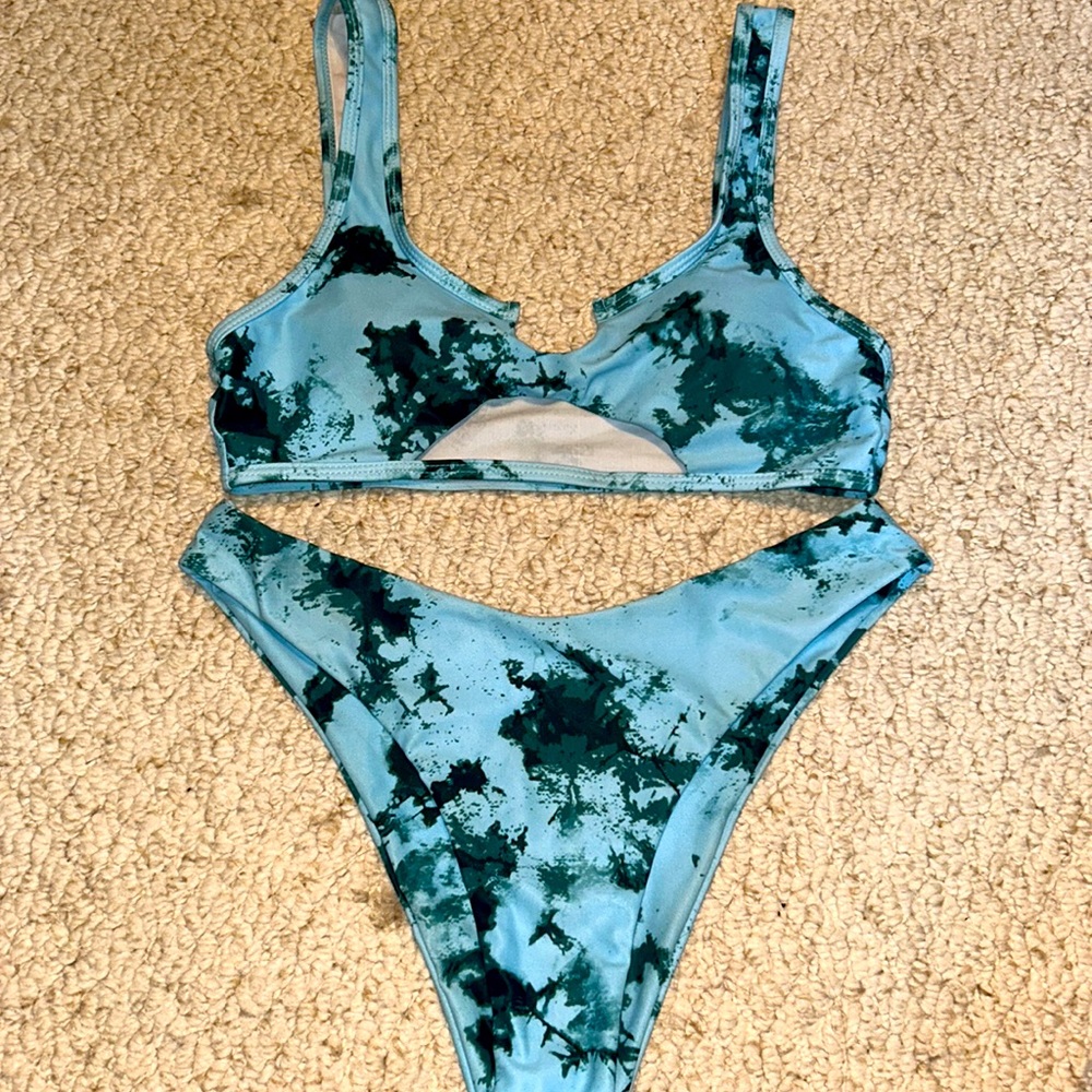 Zaful tie die bikini